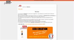 Desktop Screenshot of imprimeur-brochure.ccbcreation.com