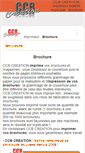 Mobile Screenshot of imprimeur-brochure.ccbcreation.com