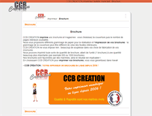 Tablet Screenshot of imprimeur-brochure.ccbcreation.com