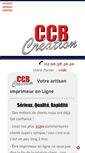 Mobile Screenshot of ccbcreation.fr