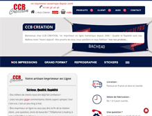 Tablet Screenshot of ccbcreation.fr